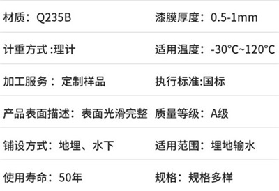 荆州热浸塑钢质保护管规格产品性能特点